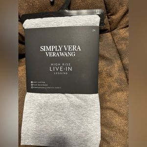 Simply Vera Vera Wang Hi Rise Live In Leggings 2X